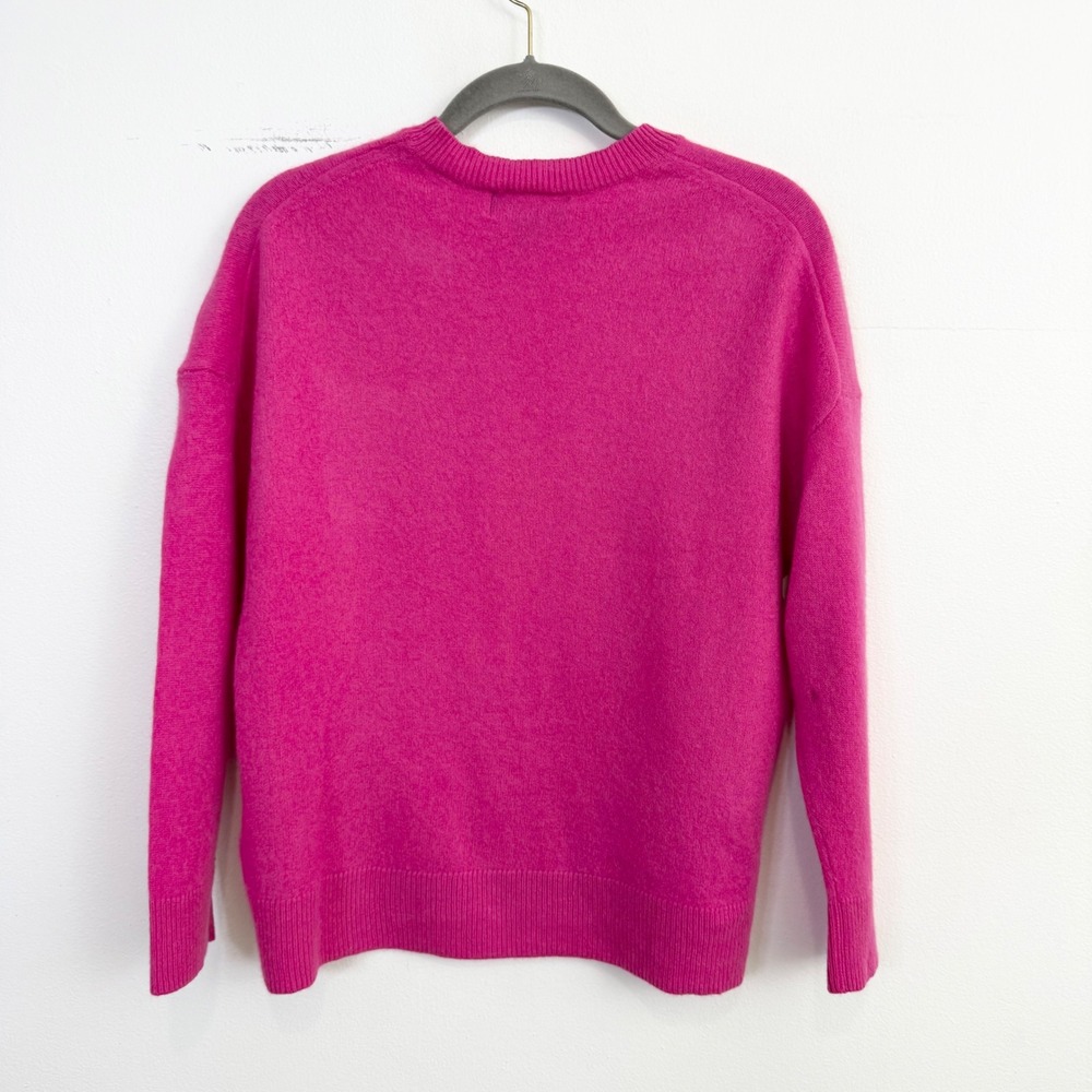 Banana Republic Caro 100% Cashmere Oversized Pocket Sweater Pink XS - Picture 7 of 8